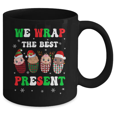 We Wrap The Best Presents L&D NICU Mother Baby Nurse Xmas Mug | teecentury