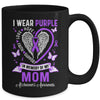 Wear Purple In Memory Of My Mom Alzheimer's Awareness Mug | teecentury