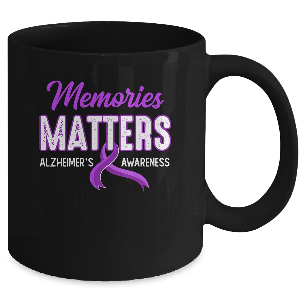 Wear Purple Support Alzheimer's Awareness Memories Matter Mug | teecentury