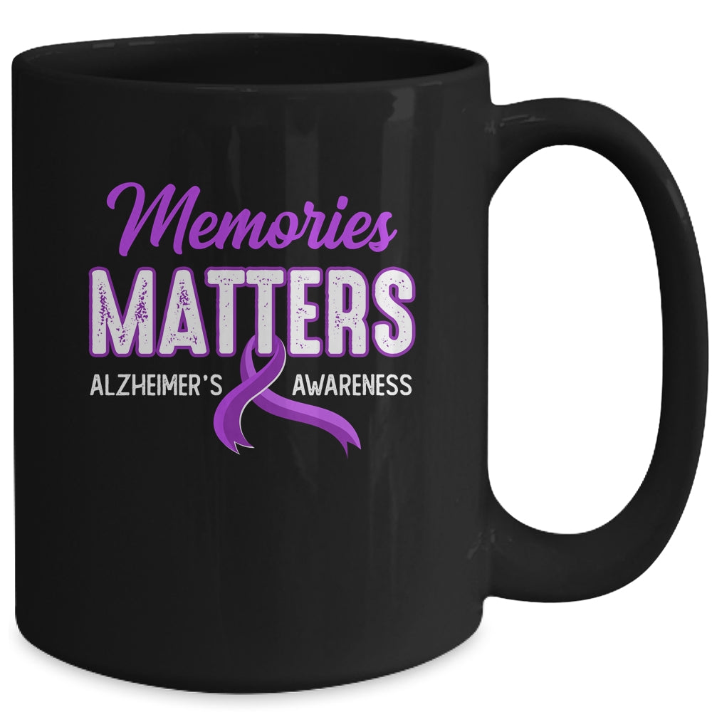 Wear Purple Support Alzheimer's Awareness Memories Matter Mug | teecentury