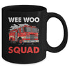 Wee Woo Squad Funny Firefighter Fire Truck Fireman Men Women Mug | teecentury