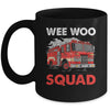 Wee Woo Squad Funny Firefighter Fire Truck Fireman Men Women Mug | teecentury
