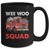 Wee Woo Squad Funny Firefighter Fire Truck Fireman Men Women Mug | teecentury