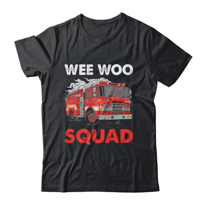 Wee Woo Squad Funny Firefighter Fire Truck Fireman Men Women Shirt & Hoodie | teecentury
