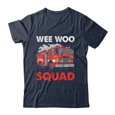 Wee Woo Squad Funny Firefighter Fire Truck Fireman Men Women Shirt & Hoodie | teecentury