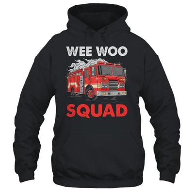 Wee Woo Squad Funny Firefighter Fire Truck Fireman Men Women Shirt & Hoodie | teecentury