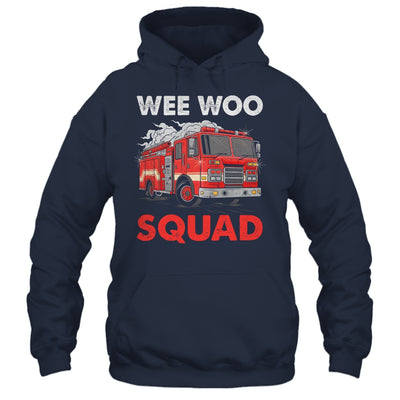Wee Woo Squad Funny Firefighter Fire Truck Fireman Men Women Shirt & Hoodie | teecentury