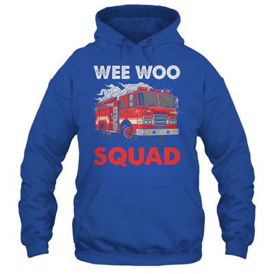 Wee Woo Squad Funny Firefighter Fire Truck Fireman Men Women Shirt & Hoodie | teecentury