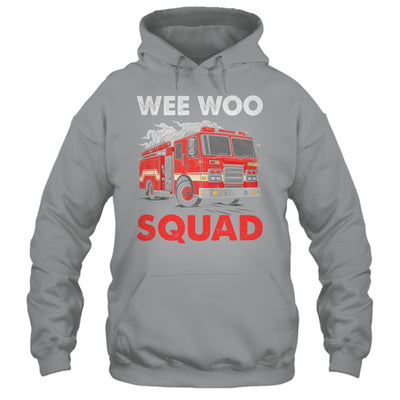 Wee Woo Squad Funny Firefighter Fire Truck Fireman Men Women Shirt & Hoodie | teecentury