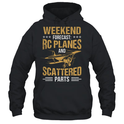 Weekend Forecast RC Planes And Scattered Parts Test Pilot Shirt & Hoodie | teecentury