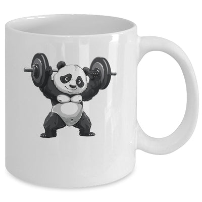 Weightlifting Panda Workout Bodybuilder Fitness Gym For Men Mug | teecentury