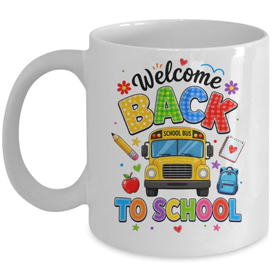 Welcome Back To School Bus Driver First Day Of School Mug | teecentury