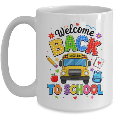Welcome Back To School Bus Driver First Day Of School Mug | teecentury