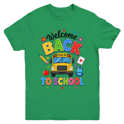Welcome Back To School Bus Driver First Day Of School Youth Shirt | teecentury