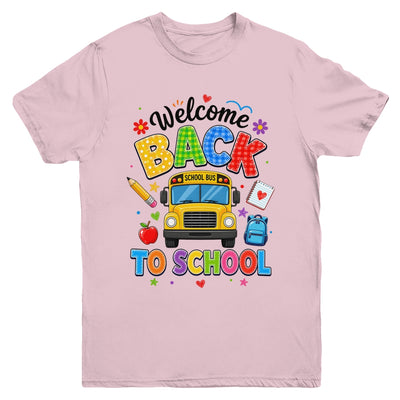 Welcome Back To School Bus Driver First Day Of School Youth Shirt | teecentury