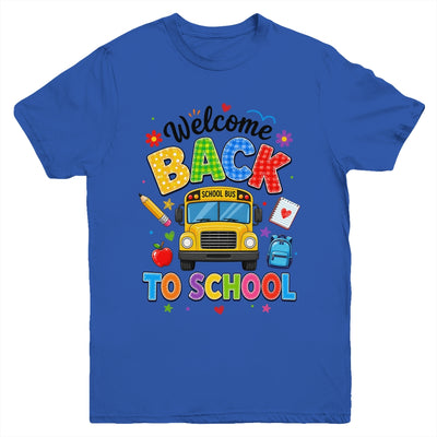 Welcome Back To School Bus Driver First Day Of School Youth Shirt | teecentury