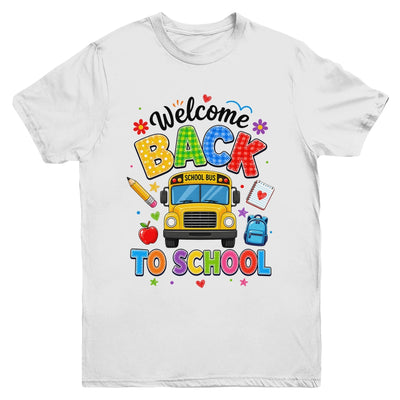 Welcome Back To School Bus Driver First Day Of School Youth Shirt | teecentury