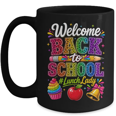 Welcome Back To School Lunch Lady Cafeteria Staff Leopard Mug | teecentury