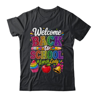 Welcome Back To School Lunch Lady Cafeteria Staff Leopard Shirt & Hoodie | teecentury