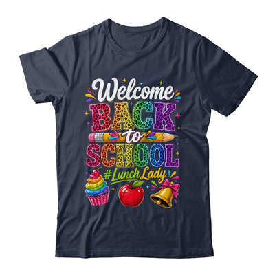 Welcome Back To School Lunch Lady Cafeteria Staff Leopard Shirt & Hoodie | teecentury
