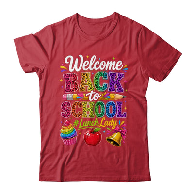 Welcome Back To School Lunch Lady Cafeteria Staff Leopard Shirt & Hoodie | teecentury