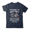 Welcome To Night Shift Where Everyday Is Monday Cat Nurse Shirt & Hoodie | teecentury