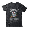 Welcome To Night Shift Where Everyday Is Monday Owl Nurse Shirt & Hoodie | teecentury