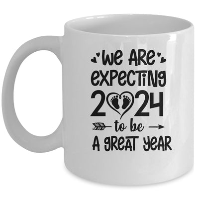 Were Expecting 2024 To Be A Great Year Baby Announcement Mug | teecentury