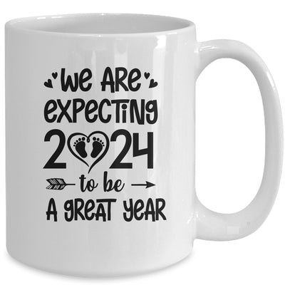 Were Expecting 2024 To Be A Great Year Baby Announcement Mug | teecentury