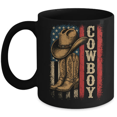 Western Country Men Boy Kid Rodeo Southern Retro Cowboy Mug | teecentury