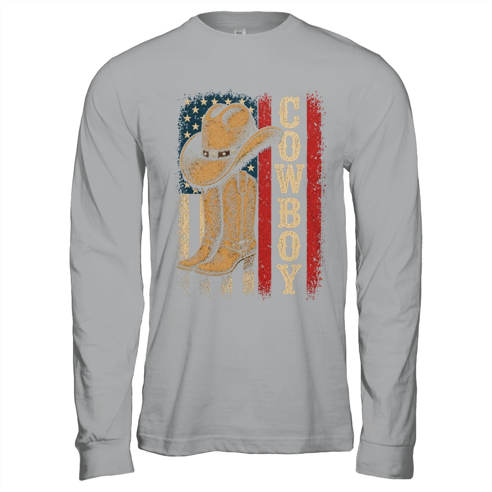Western Country Men Boy Kid Rodeo Southern Retro Cowboy Shirt & Hoodie | teecentury