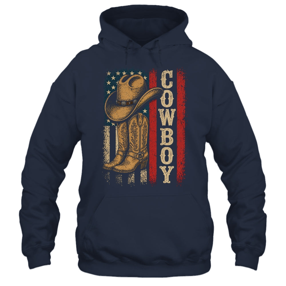 Western Country Men Boy Kid Rodeo Southern Retro Cowboy Shirt & Hoodie | teecentury