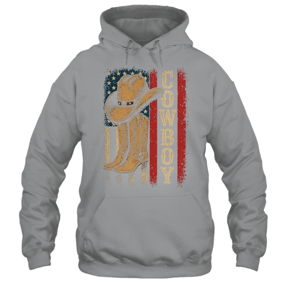 Western Country Men Boy Kid Rodeo Southern Retro Cowboy Shirt & Hoodie | teecentury