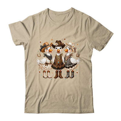 Western Cowgirl Goose Leopard Print Checkered Farm Women Shirt & Tank Top | teecentury