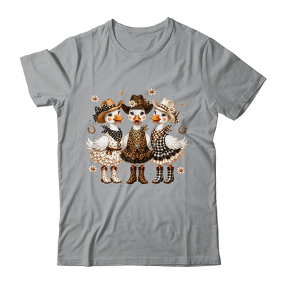 Western Cowgirl Goose Leopard Print Checkered Farm Women Shirt & Tank Top | teecentury