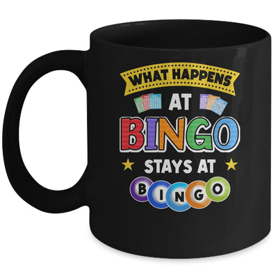 What Happens At Bingo Stays At Bingo Player Game Lover Mug | teecentury