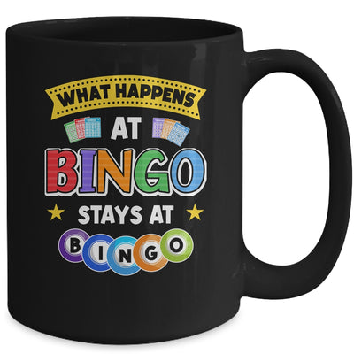 What Happens At Bingo Stays At Bingo Player Game Lover Mug | teecentury
