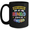 What Happens At Bingo Stays At Bingo Player Game Lover Mug | teecentury