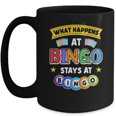 What Happens At Bingo Stays At Bingo Player Game Lover Mug | teecentury
