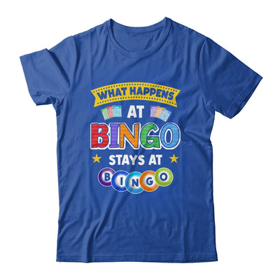 What Happens At Bingo Stays At Bingo Player Game Lover Shirt & Tank Top | teecentury