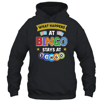 What Happens At Bingo Stays At Bingo Player Game Lover Shirt & Tank Top | teecentury