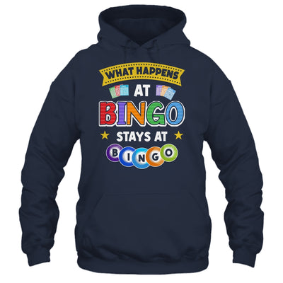 What Happens At Bingo Stays At Bingo Player Game Lover Shirt & Tank Top | teecentury