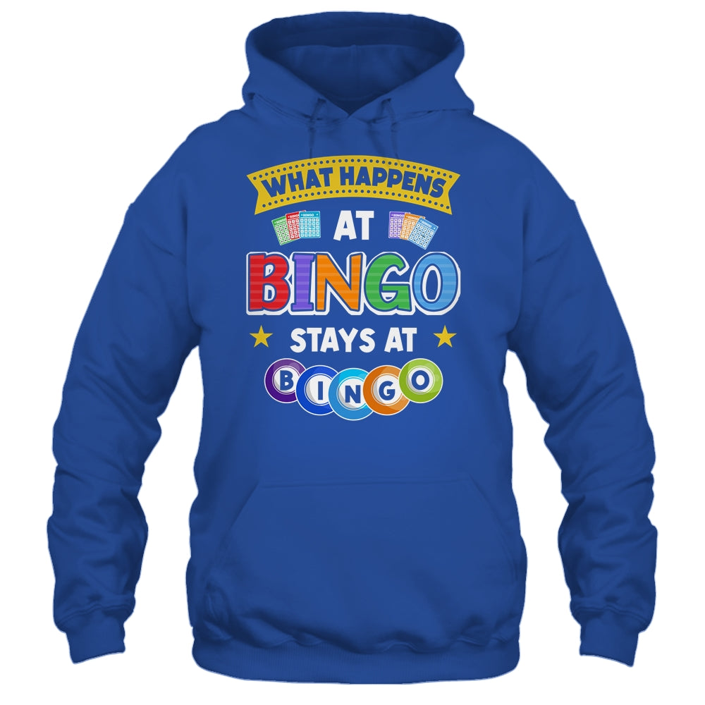 What Happens At Bingo Stays At Bingo Player Game Lover Shirt & Tank Top | teecentury