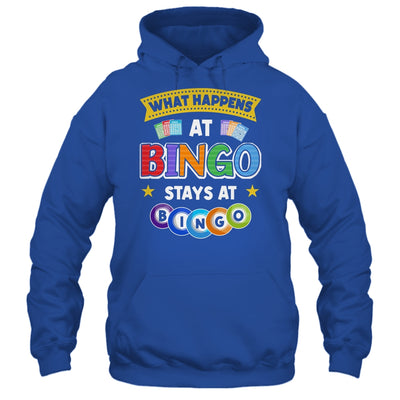 What Happens At Bingo Stays At Bingo Player Game Lover Shirt & Tank Top | teecentury