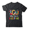 When You're Sleeping Funny ICU Nurse Christmas Santa Xmas Shirt & Sweatshirt | teecentury