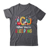 When You're Sleeping Funny ICU Nurse Christmas Santa Xmas Shirt & Sweatshirt | teecentury