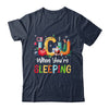 When You're Sleeping Funny ICU Nurse Christmas Santa Xmas Shirt & Sweatshirt | teecentury