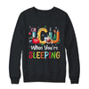 When You're Sleeping Funny ICU Nurse Christmas Santa Xmas Shirt & Sweatshirt | teecentury