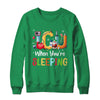 When You're Sleeping Funny ICU Nurse Christmas Santa Xmas Shirt & Sweatshirt | teecentury