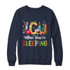 When You're Sleeping Funny ICU Nurse Christmas Santa Xmas Shirt & Sweatshirt | teecentury